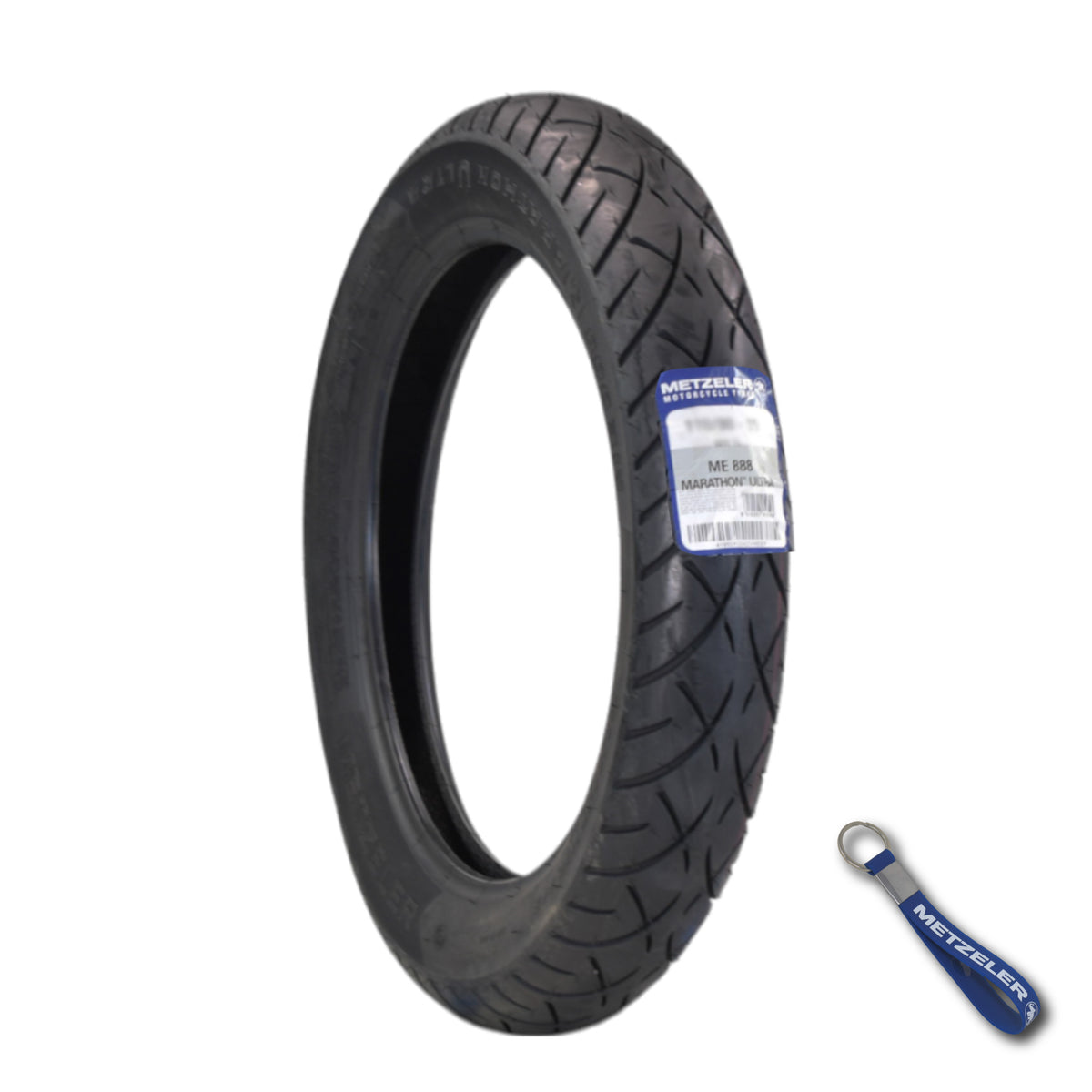 Metzeler ME 888 Marathon Ultra Front 120/90-17 64S Motorcycle Tire with Keychain