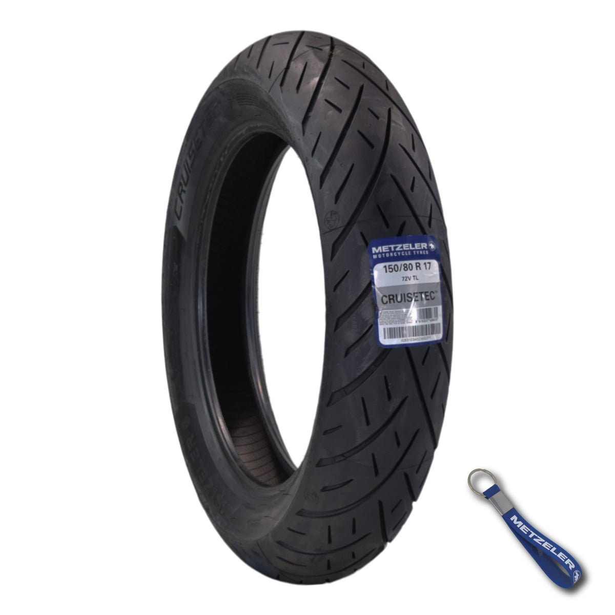 Metzeler Cruisetec 150/80R17 72V TL V-Twin Motorcycle Front Tire with Keychain