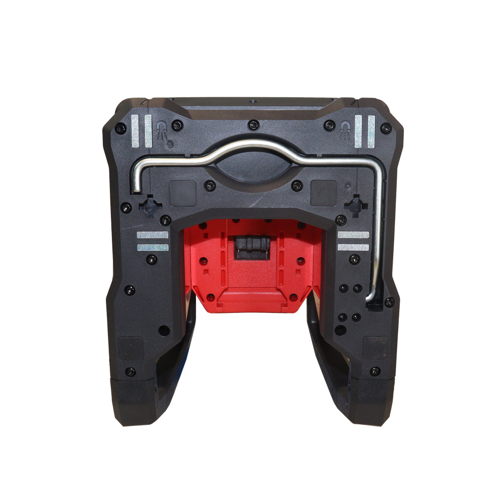 Milwaukee M18 ROVER Dual Power Triple-Panel Flood & Area Light, 4,500 Lumens TRUEVIEW™ High-Definition Output, Jobsite Portable Work Light with Hook/Magnet/Keyholes, Battery or AC Powered