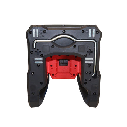 Milwaukee M18 ROVER Dual Power Triple-Panel Flood & Area Light, 4,500 Lumens TRUEVIEW™ High-Definition Output, Jobsite Portable Work Light with Hook/Magnet/Keyholes, Battery or AC Powered