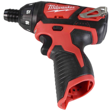Milwaukee 2401-22 12V 1/4" Hex Screwdriver Kit w/ 2 Batteries, Charger and Bag
