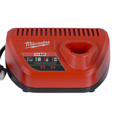 Milwaukee 2401-22 12V 1/4" Hex Screwdriver Kit w/ 2 Batteries, Charger and Bag