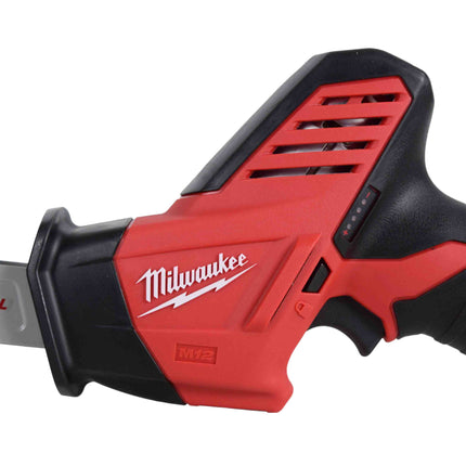 Milwaukee 2420-21 M12 12V Cordless Hackzall Reciprocating Saw Kit – Compact One-Handed Saw with REDLITHIUM Battery, Charger & Carrying Case