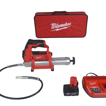 Milwaukee 2446-21XC M12 12V Cordless Grease Gun Kit 3.0 Ah