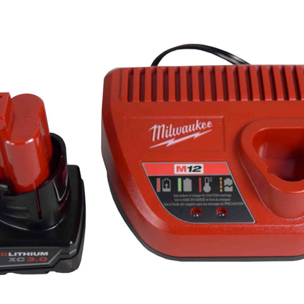 Milwaukee 2446-21XC M12 12V Cordless Grease Gun Kit 3.0 Ah