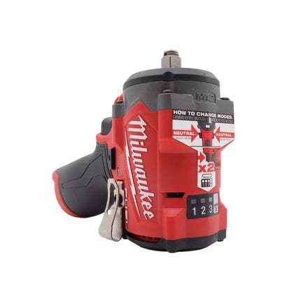 Milwaukee 2562-20 12V Cordless Stubby 3/8″ Impact Wrench – Up to 550 ft-lb Nut-Busting Torque, 0-3,000 RPM, 4-Mode Drive Control, Tri-LED Work Light, Friction-Ring Retention (Tool-Only)