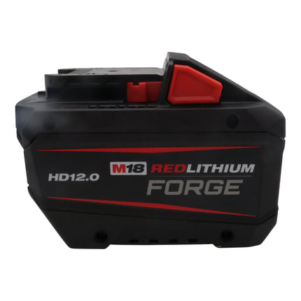 Milwaukee 2868-22HD M18 FUEL 18V Lithium-Ion Brushless Cordless 1 in. Impact Wrench with D-Handle Kit with Two 12.0 Ah Batteries and Charger