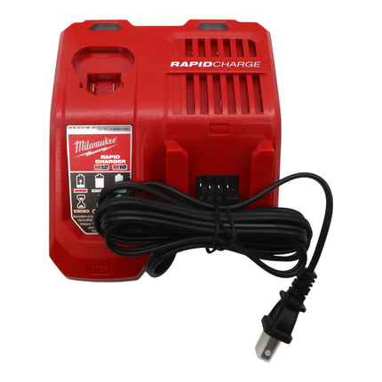 Milwaukee 2868-22HD M18 FUEL 18V Lithium-Ion Brushless Cordless 1 in. Impact Wrench with D-Handle Kit with Two 12.0 Ah Batteries and Charger