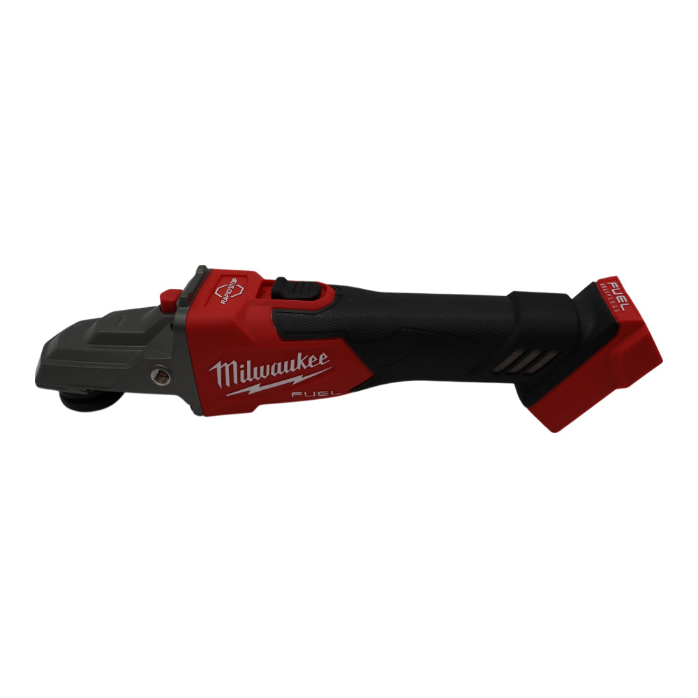 Milwaukee M18 FUEL 5 in. Flathead Braking Grinder, Slide Switch Lock-On