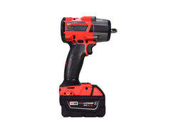 Milwaukee 2960-22R M18 FUEL 18V Lithium-Ion Brushless Cordless 3/8 in. Mid-Torque Impact Wrench with Friction Ring Kit, Resistant Batteries