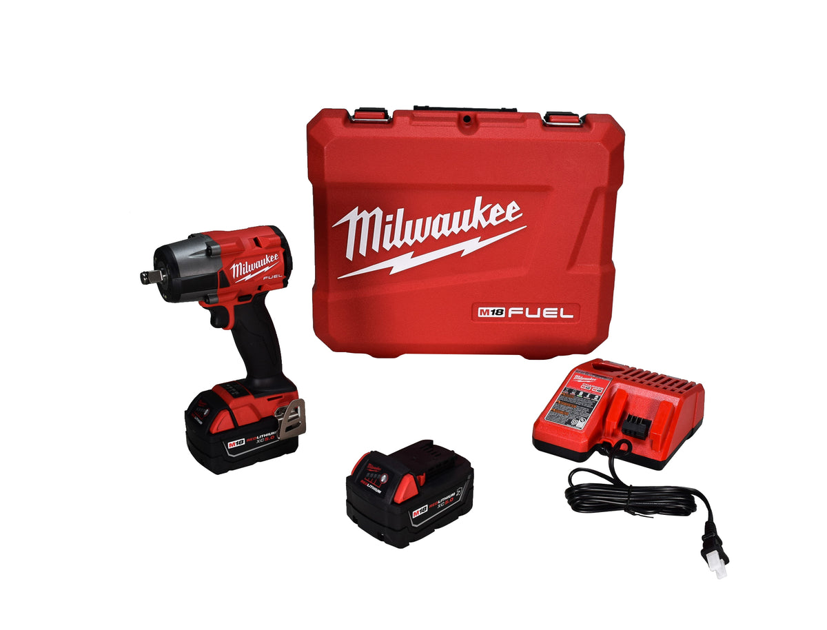 Milwaukee 2962-22R M18 Fuel 1/2 " Mid-Torque Impact Wrench w/ Pin Detent Kit