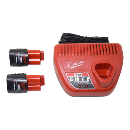 Milwaukee 3453-22HSR M12 Fuel 1/4" Hex Impact Driver Kit w/ 3/8" High Speed Ratchet