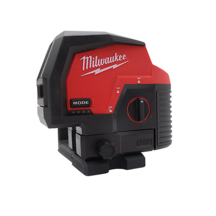 Milwaukee 3622-20 M12 12-Volt Lithium-Ion Cordless Green 125 ft. Cross Line and Plumb Points Laser Level (Tool-Only)