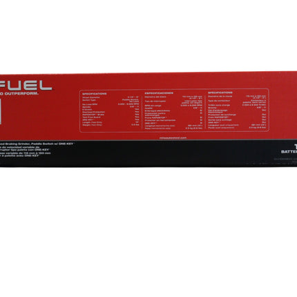 Milwaukee M18 FUEL 3672-20 Cordless 4-1/2" - 6" Variable Speed Braking Grinder with Paddle Switch and ONE-KEY (Tool Only)