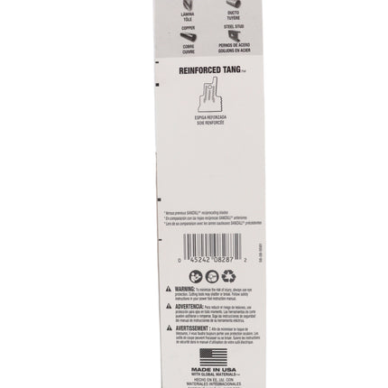 Milwaukee Tool 48-00-5186 Bi-Metal with Cobalt 24 TPI Reciprocating Saw Blade 6 Inch