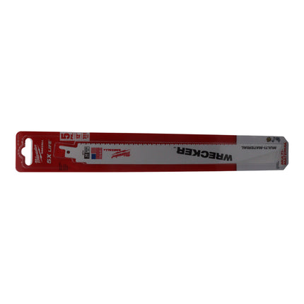 Milwaukee 48-00-5711 12 in. Wrecker Demolition Multi-Material Cutting Sawzall Reciprocating Saw Blades (5 Pack)