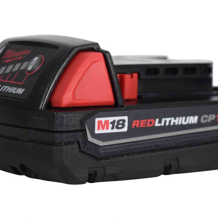 Milwaukee 48-11-1815 M18 Redlithium XC 5.0Ah Battery Pack (2-Pack) – Extended Capacity Lithium-Ion Batteries with Fuel Gauge, Runs Cooler & Delivers More Runtime for M18 Power Tools