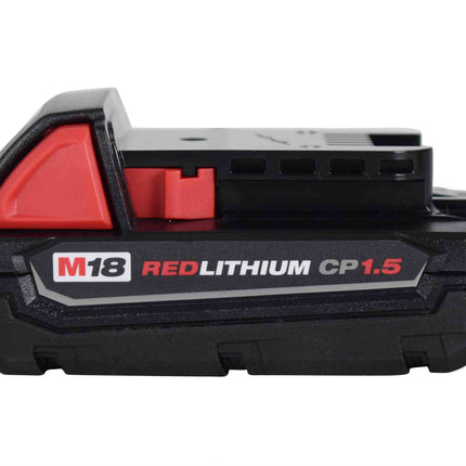 Milwaukee 48-11-1815 M18 Redlithium XC 5.0Ah Battery Pack (2-Pack) – Extended Capacity Lithium-Ion Batteries with Fuel Gauge, Runs Cooler & Delivers More Runtime for M18 Power Tools