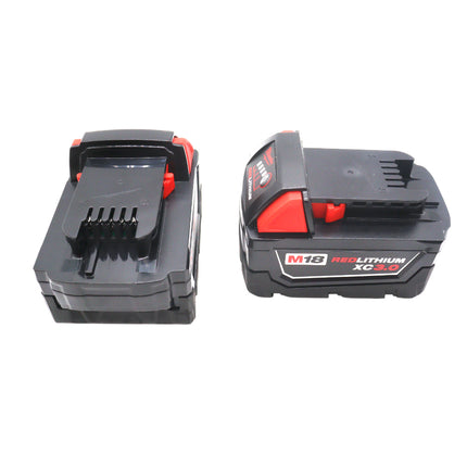 Milwaukee M18 REDLITHIUM XC 3.0 Dual Battery Pack – 2-Pack of High-Capacity 18V Lithium-Ion Batteries for M18 Cordless Tools – 3.0 Amp hour - 54 Watt hour battery
