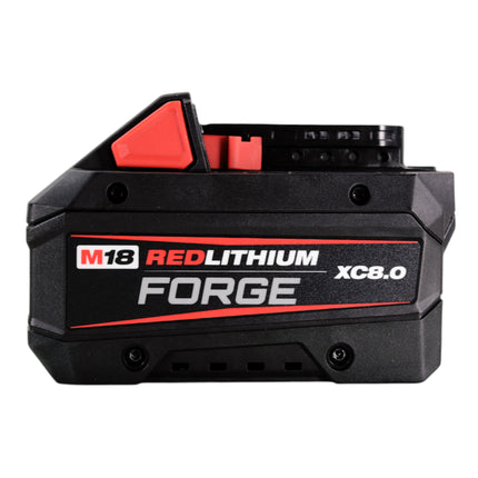 Milwaukee M18 REDLITHIUM FORGE XC8.0 18V High-Output Battery Pack — 8.0 Ah, COOL-CYCLE Active Cooling, 35-Minute Supercharge, REDLINK Intelligence, Durable, Long Life for 250+ M18 Tools