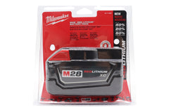 Milwaukee 48-11-2830 M28 28V XC High Capacity Lithium-Ion Battery, 3.0Ah, Compatible with Milwaukee M28 and V28 Cordless Power Tools, REDLINK Intelligence, LED Fuel Gauge