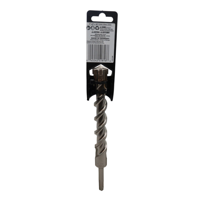 Milwaukee 48-20-8340 SDS Plus MX4 4-Cutter Solid 1"x10" Carbide Drill Bit