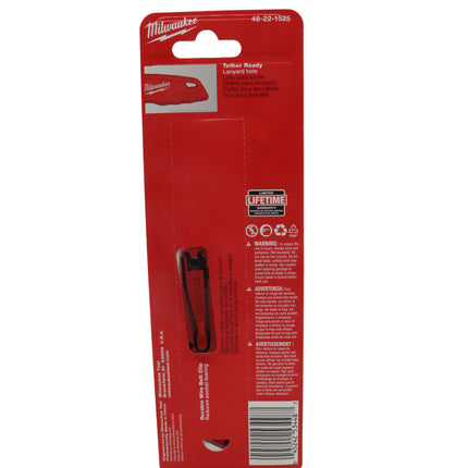 Milwaukee 48-22-1525 FASTBACK™ 6-in-1 Folding Utility Knife – Press-and-Flip One-Hand Opening, Tool-Free Blade Change, Integrated Bit Driver with Storage, Heavy-Duty Metal Body for Jobsite Use