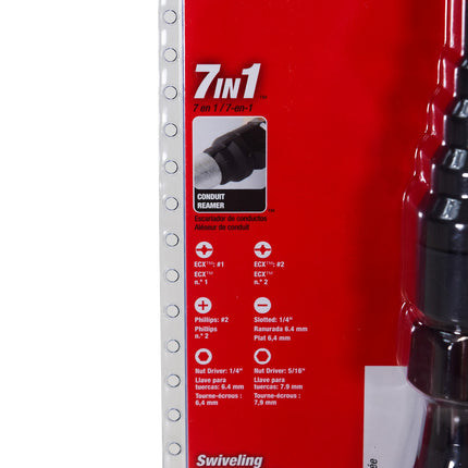 Milwaukee 48-22-2870 7in1 Conduit Reamer w/ ECX Bit