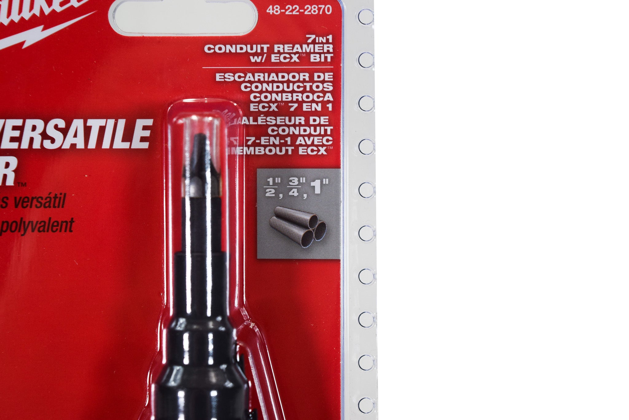 Milwaukee 48-22-2870 7in1 Conduit Reamer w/ ECX Bit