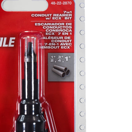 Milwaukee 48-22-2870 7in1 Conduit Reamer w/ ECX Bit