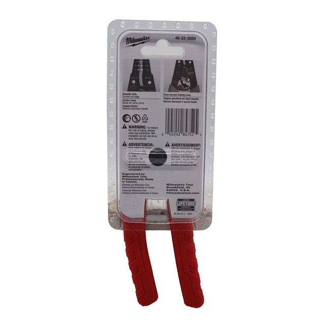 Milwaukee - Comfort Grip Wire Stripper & Cutter – Professional 10-18 AWG / 12-20 AWG Wire Stripping and Cutting Pliers with Curved Blade, Swing-Lock Design, Bolt Shears, High-Contrast Markings