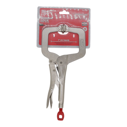 Milwaukee 48-22-3521 11" TORQUE LOCK LOCKING C-CLAMP WITH SWIVEL JAWS