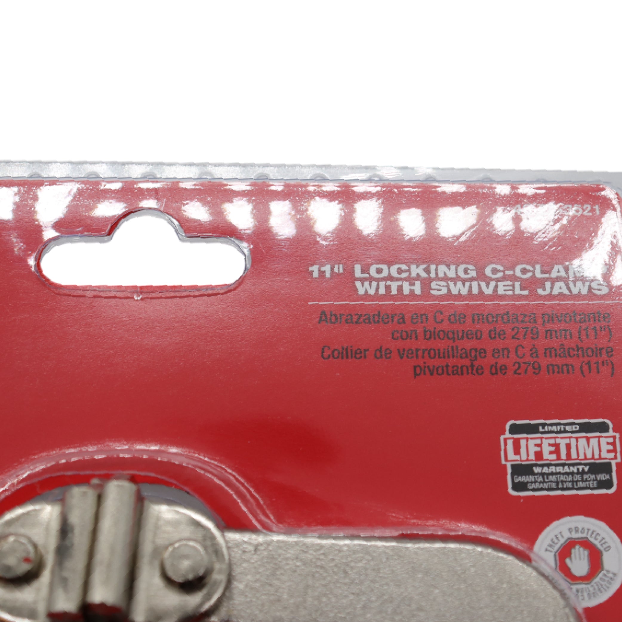 Milwaukee 48-22-3521 11" TORQUE LOCK LOCKING C-CLAMP WITH SWIVEL JAWS