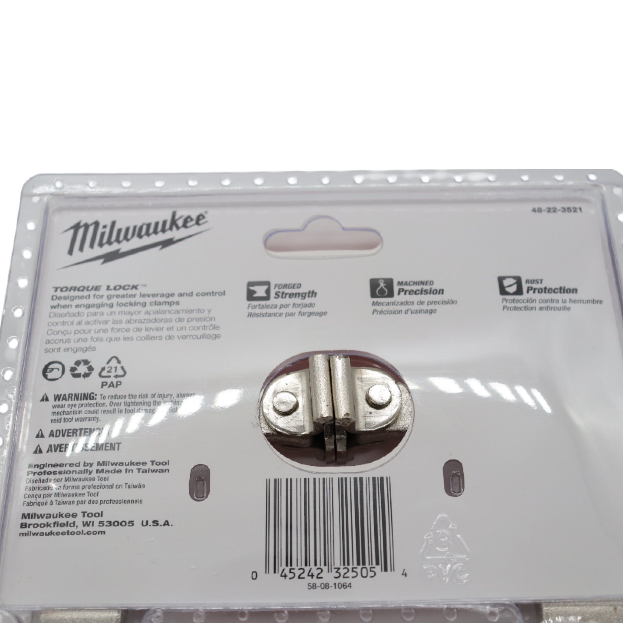 Milwaukee 48-22-3521 11" TORQUE LOCK LOCKING C-CLAMP WITH SWIVEL JAWS