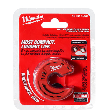 Milwaukee 48-22-4260 1/2" Close Quarters Tubing Cutter