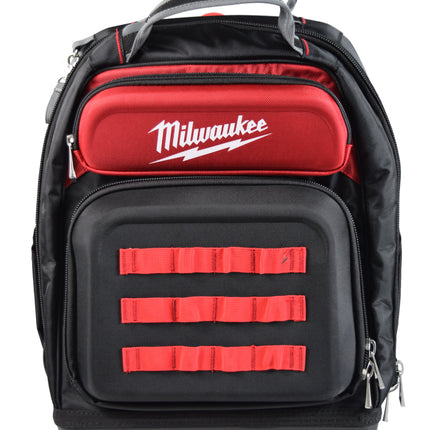 Milwaukee 48-22-8201 PACKOUT Jobsite Backpack – Modular Tool Storage Bag with Impact-Resistant Base, 48 Pockets & Laptop Sleeve