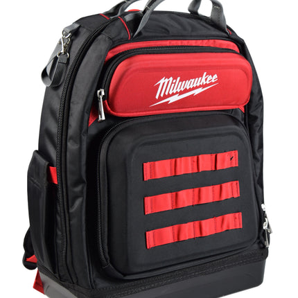Milwaukee 48-22-8201 PACKOUT Jobsite Backpack – Modular Tool Storage Bag with Impact-Resistant Base, 48 Pockets & Laptop Sleeve