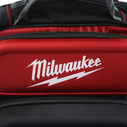 Milwaukee 48-22-8201 PACKOUT Jobsite Backpack – Modular Tool Storage Bag with Impact-Resistant Base, 48 Pockets & Laptop Sleeve