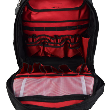 Milwaukee 48-22-8201 PACKOUT Jobsite Backpack – Modular Tool Storage Bag with Impact-Resistant Base, 48 Pockets & Laptop Sleeve