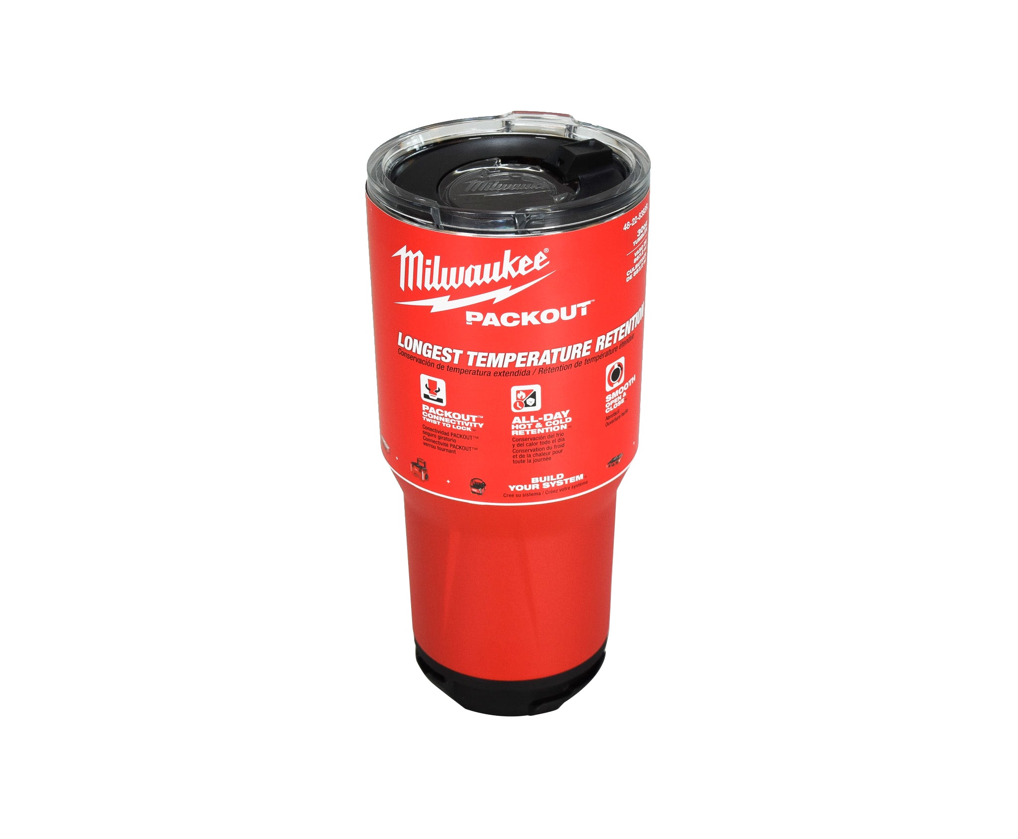 Milwaukee 48-22-8393R PACKOUT Red 30 oz. Tumbler