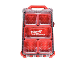 Milwaukee 48-22-8436 PACKOUT 5-Compartment Low-Profile Compact Small Parts Organizer
