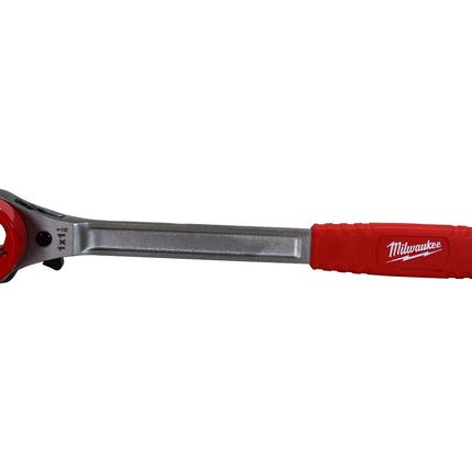 Lineman's High-Leverage Ratcheting Wrench w/ Milled Strike Face