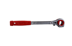 Lineman's High-Leverage Ratcheting Wrench w/ Milled Strike Face