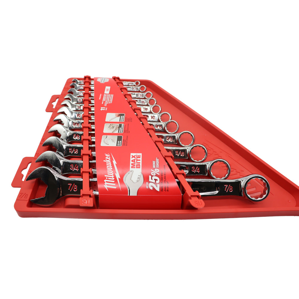 Milwaukee 48-22-9411 11pc SAE Combination Wrench Set