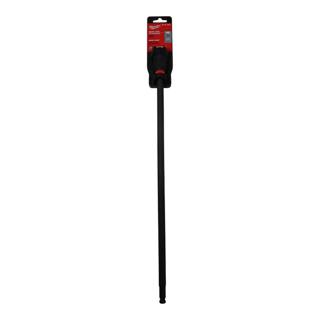 Milwaukee Universal Quik-Lok 18″ Bit Extension – Impact-Rated Steel Extension Bar with 7/16″ Shank, Quick Change No-Tool Bit System, Hardened Construction – Heavy-Duty Power Tool Accessory