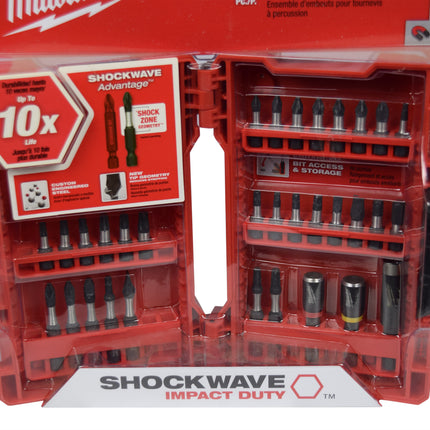 Milwaukee 48-32-4004 32-Piece Shockwave Driver Bit Set