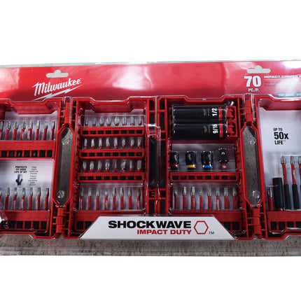 Milwaukee 48-32-4021 Shockwave Impact Duty Driver Bit Set (70-Piece)