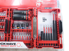 Milwaukee 48-32-4021 Shockwave Impact Duty Driver Bit Set (70-Piece)