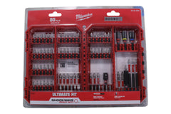 Milwaukee 48-32-4094 SHOCKWAVE Impact Duty Alloy Steel Screwdriver Bit Set - 80-Piece Kit with Wear Guard Tip for Increased Wear Resistance & Optimized Shock Zone for Torque Absorption
