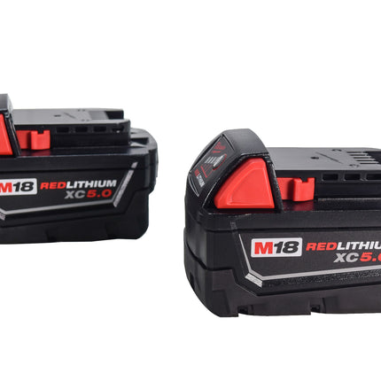 Milwaukee  48-59-1852B M18 18-Volt Lithium-Ion XC Starter Kit with Two 5.0Ah Batteries and Charger